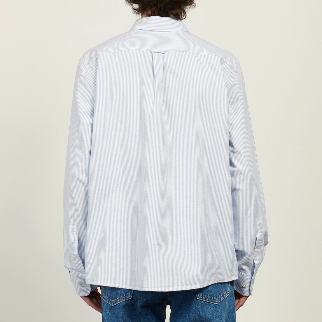 Lacoste Мужская рубашка Regular Fit Striped Oxford Pocket