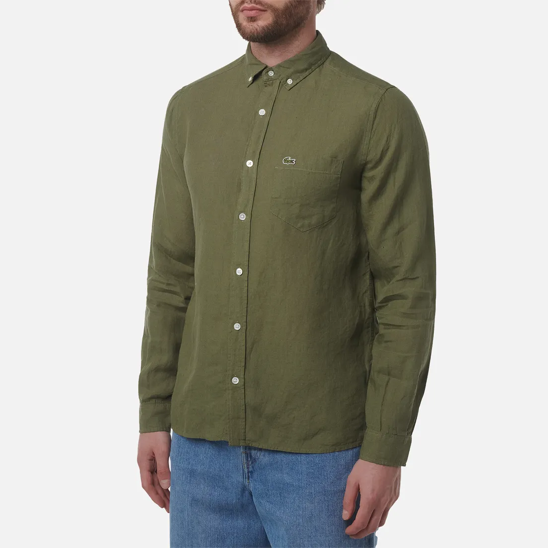 Lacoste Мужская рубашка Linen Regular Fit