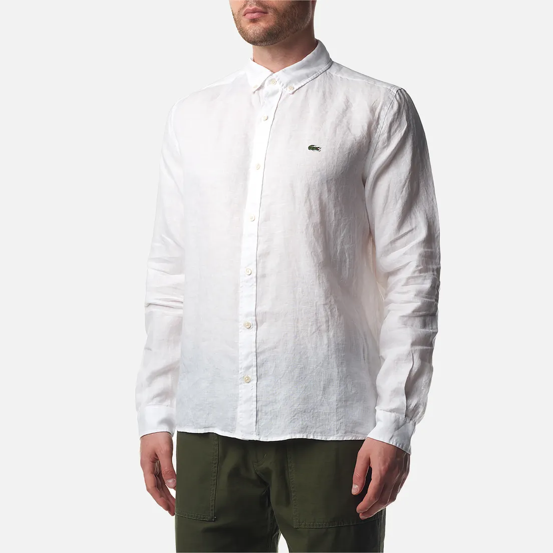 Lacoste Мужская рубашка Linen Regular Fit