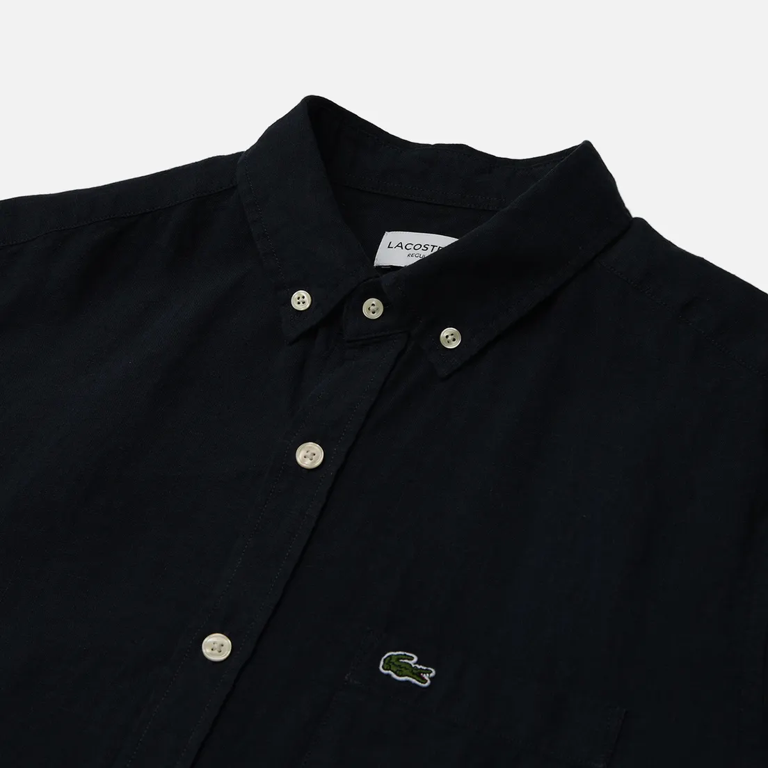 Lacoste Мужская рубашка Regular Fit Button-Up Collar Linen