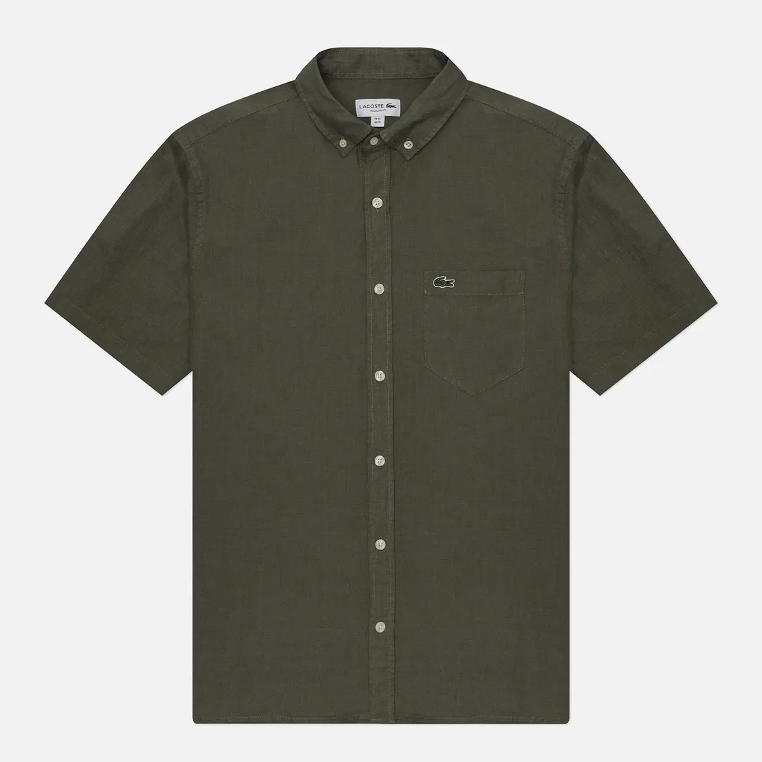 Lacoste Мужская рубашка Regular Fit Button-Up Collar Linen