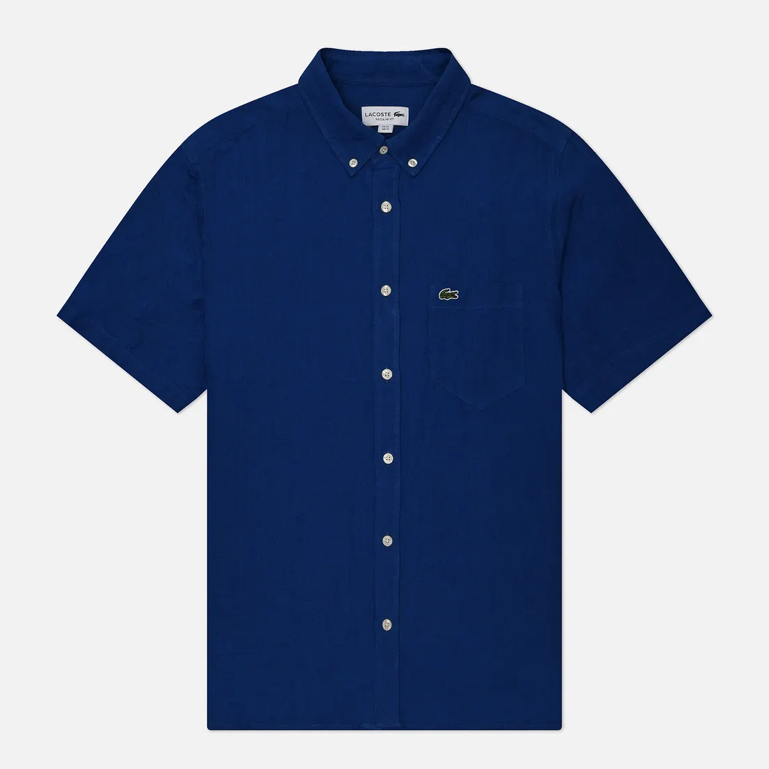 Lacoste Мужская рубашка Regular Fit Button-Up Collar Linen