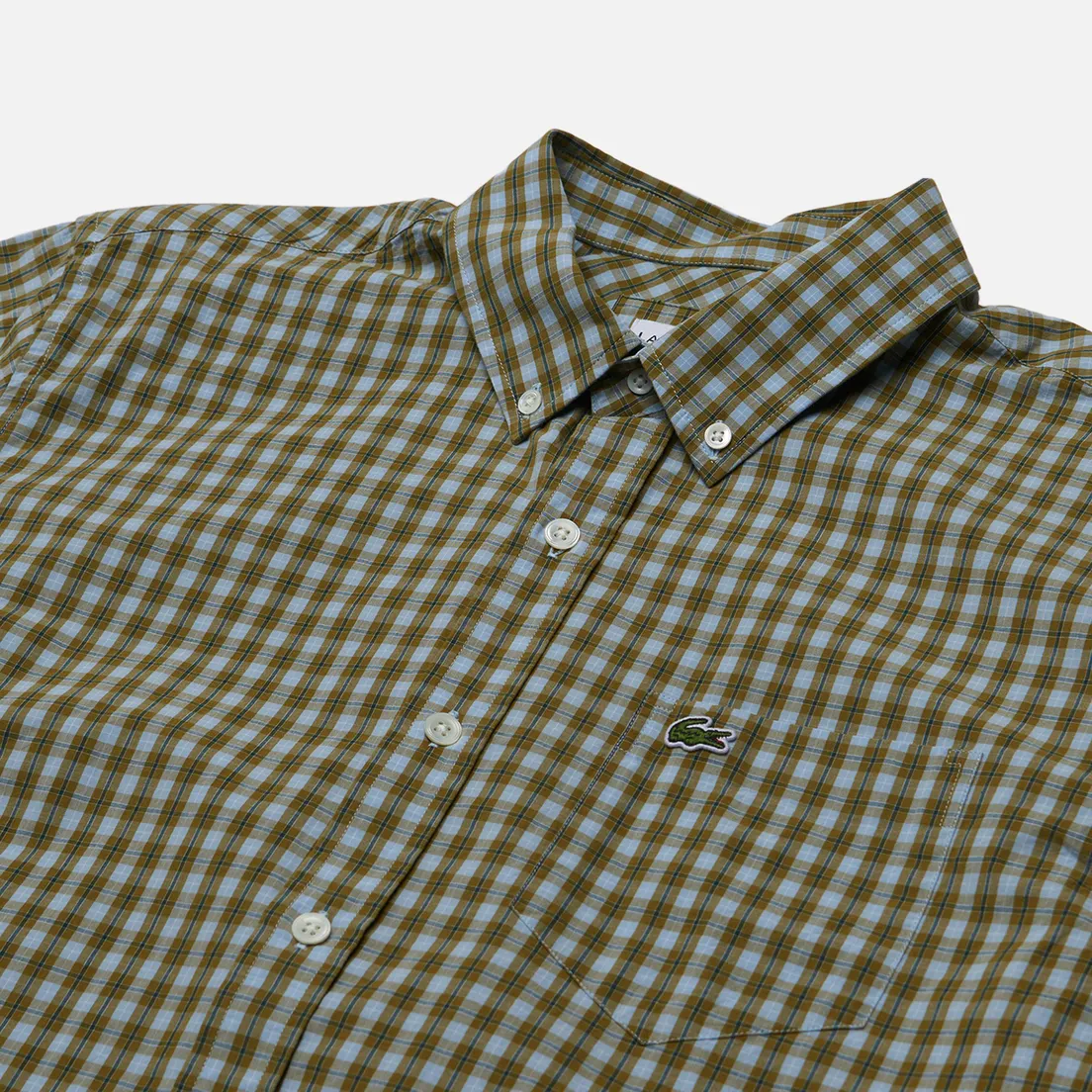 Lacoste Мужская рубашка Check Poplin Regular Fit