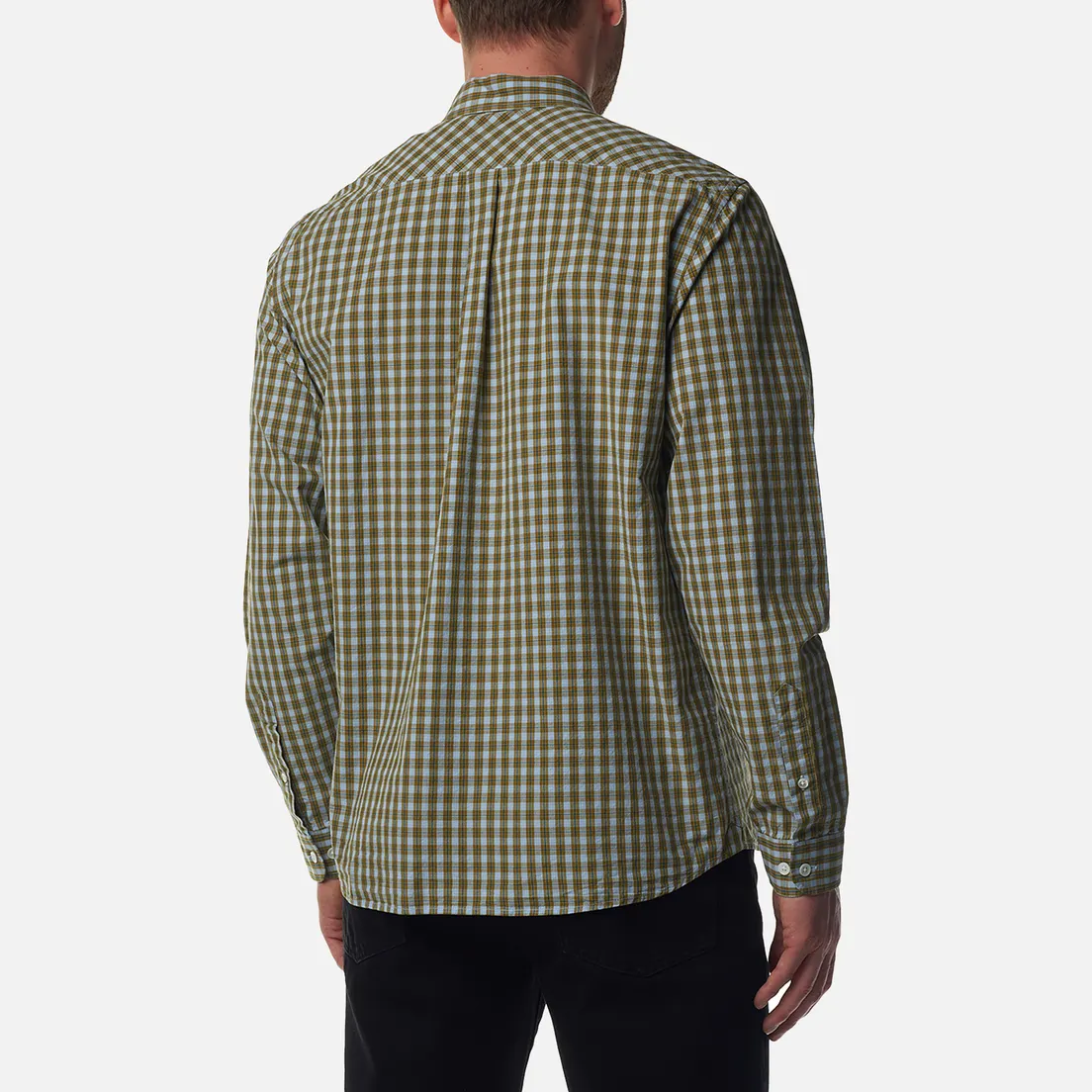 Lacoste Мужская рубашка Check Poplin Regular Fit