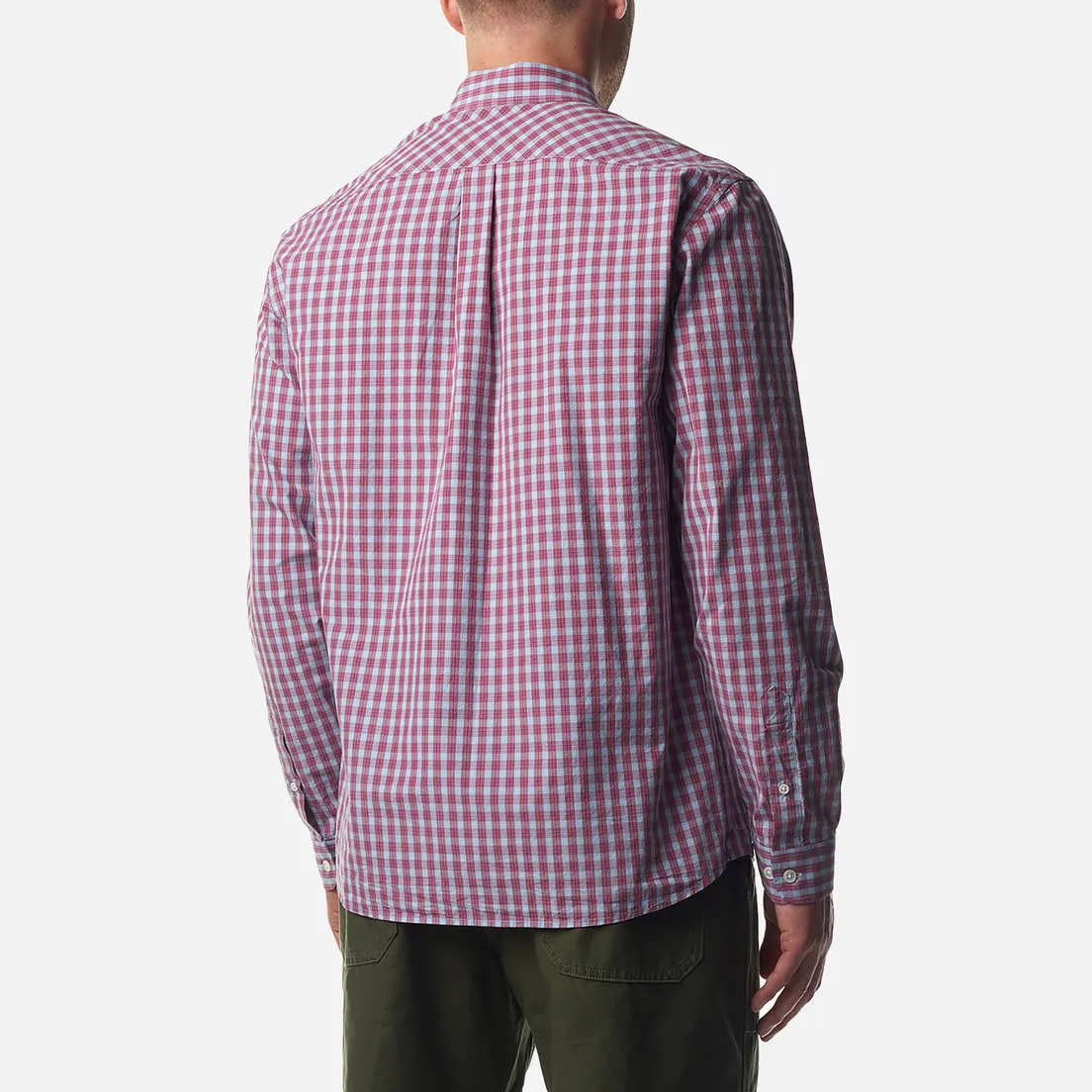 Lacoste Мужская рубашка Check Poplin Regular Fit