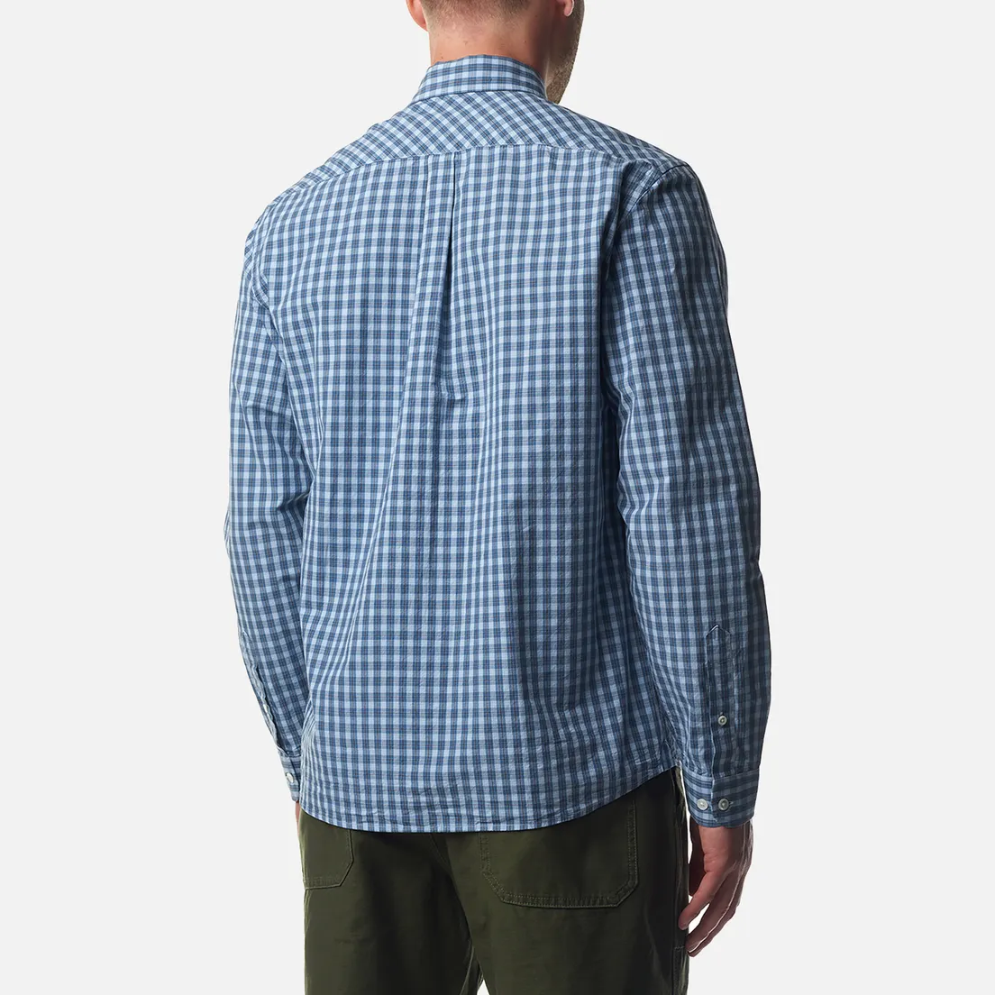Lacoste Мужская рубашка Check Poplin Regular Fit