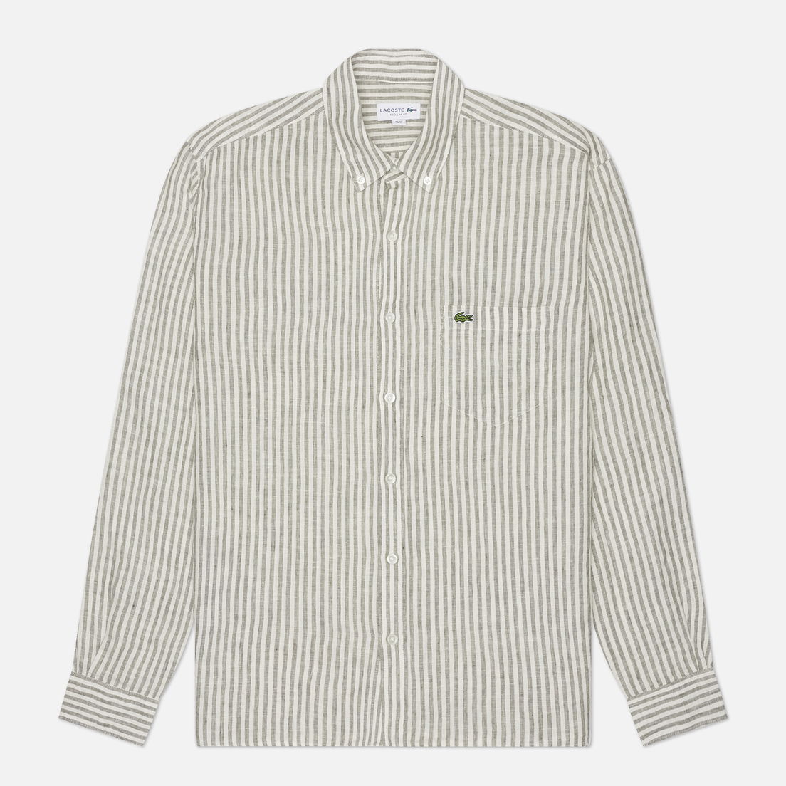 Lacoste Мужская рубашка Regular Fit Striped Linen