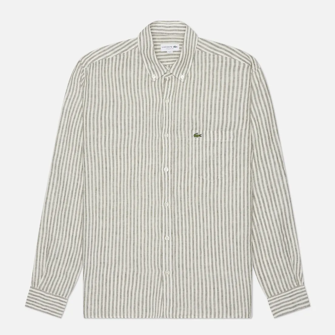 Lacoste Мужская рубашка Regular Fit Striped Linen