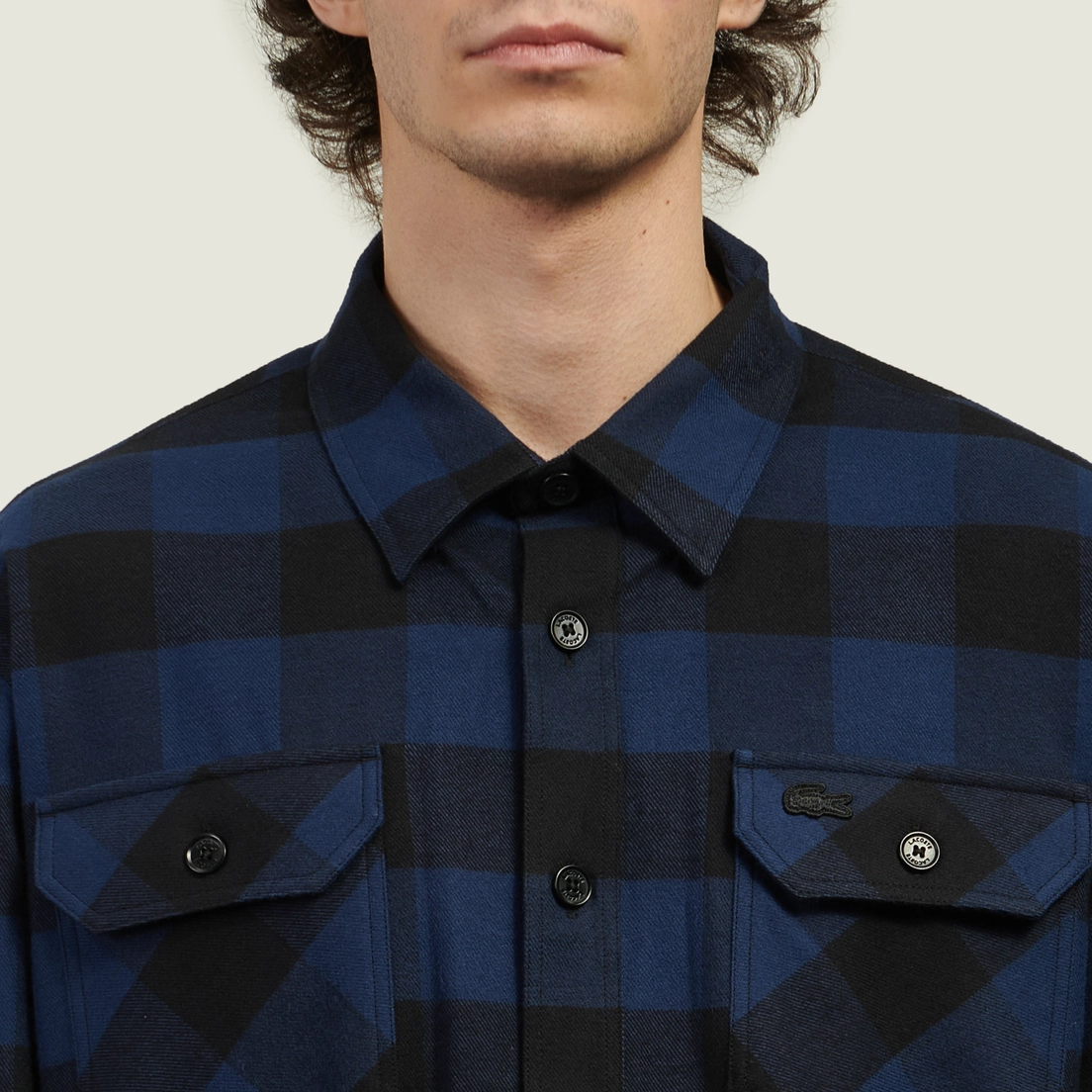 Lacoste Мужская рубашка Plaid Cotton
