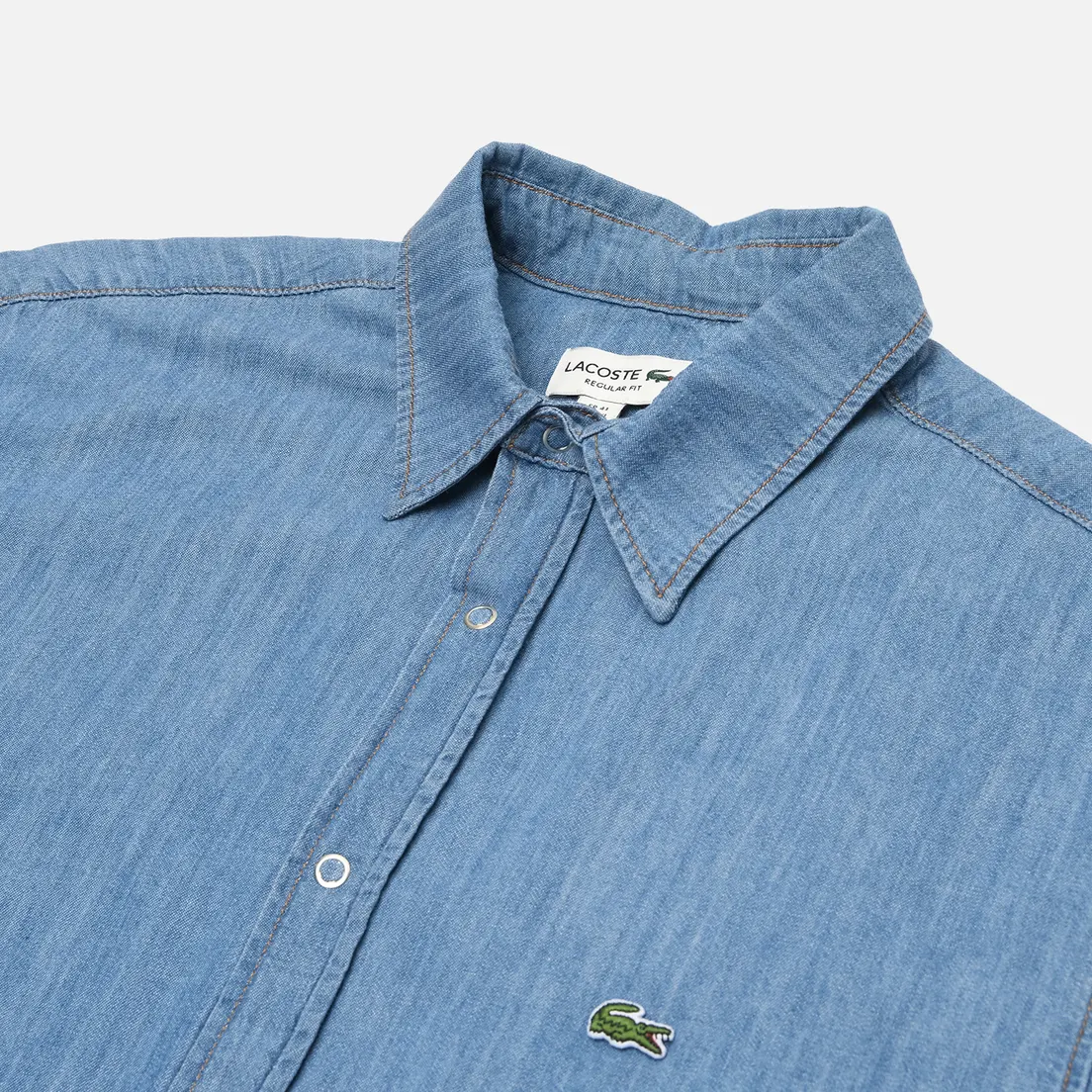 Lacoste Мужская рубашка Regular Fit Lightweight Denim