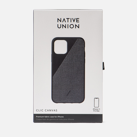 Чехол Native Union Clic Canvas iPhone 11 Pro Max Black