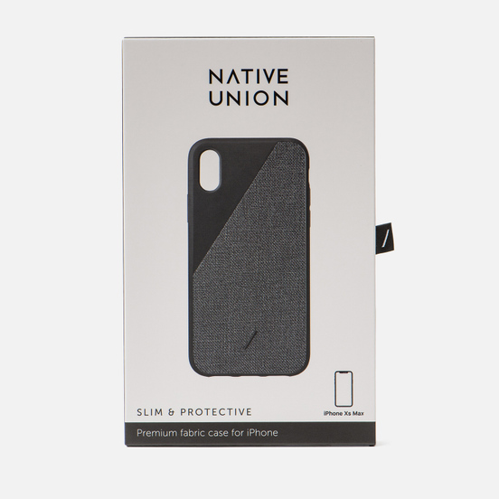 Чехол Native Union Clic Canvas iPhone Хs Max Black