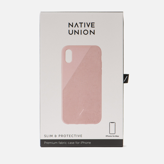 Чехол Native Union Clic Canvas iPhone Хs Max Rose
