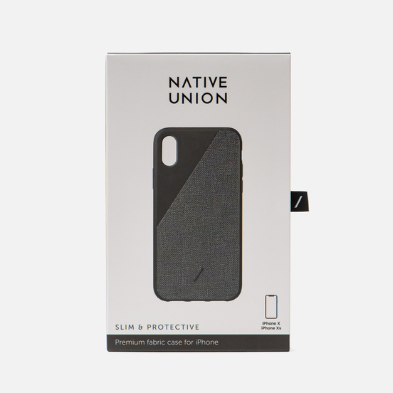 Чехол Native Union Clic Canvas iPhone X/Хs Black