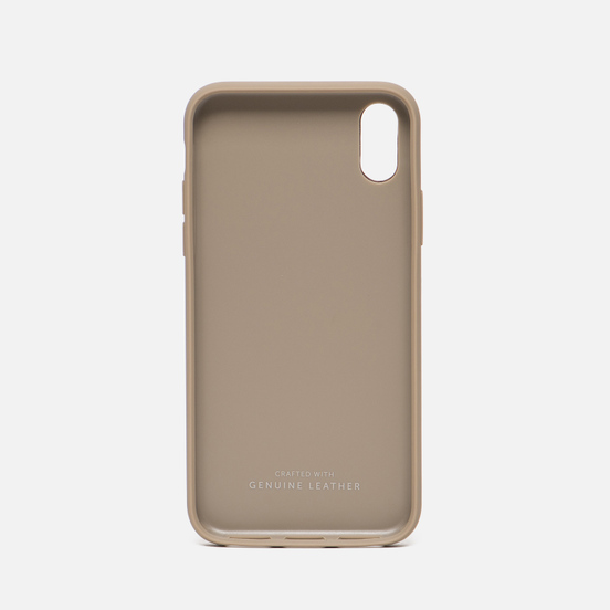 Чехол Native Union Clic Card Leather iPhone X Taupe