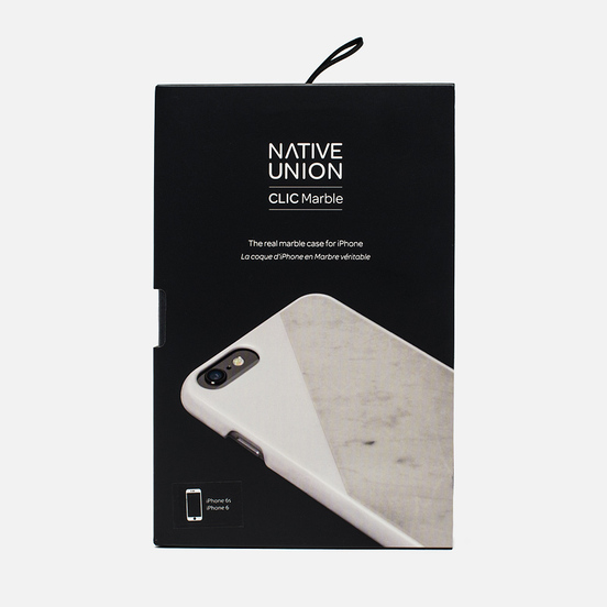 Чехол Native Union Clic Marble IPhone 6/6s White