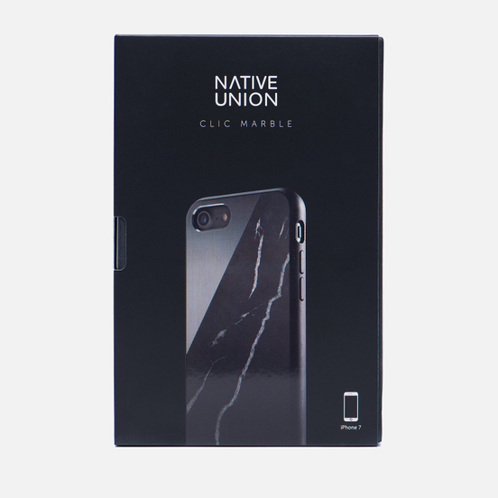 Чехол Native Union Clic Marble iPhone 7 Black