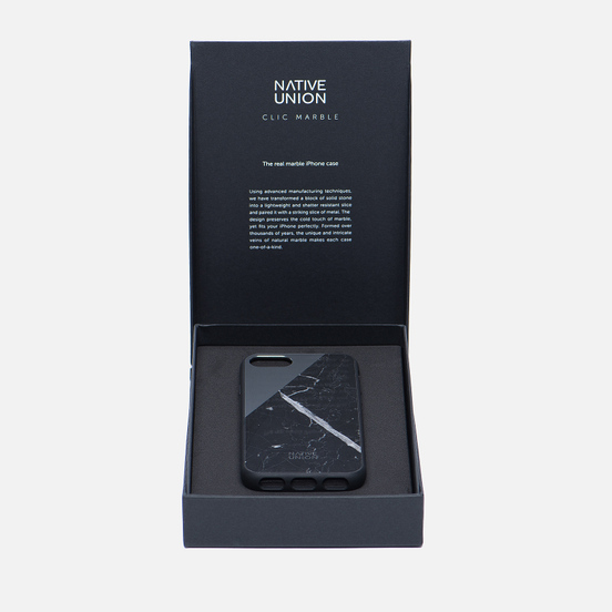 Чехол Native Union Clic Marble iPhone 7 Black