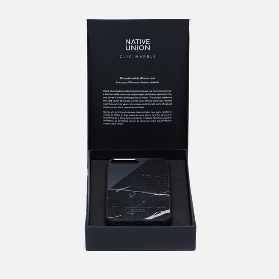 Чехол Native Union Clic Marble iPhone 7 Plus Black