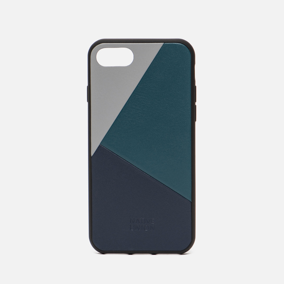 Чехол Native Union Clic Marquetry iPhone 7/8 Grey/Dark Green/Dark Blue