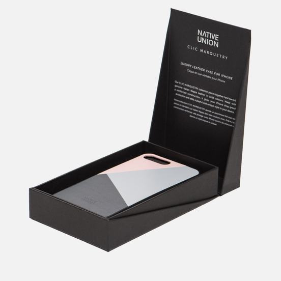 Чехол Native Union Clic Marquetry iPhone 7/8 Plus Pink/Blue/Grey