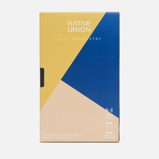 Чехол Native Union Clic Marquetry iPhone 7/8 Plus Yellow/Blue/Beige