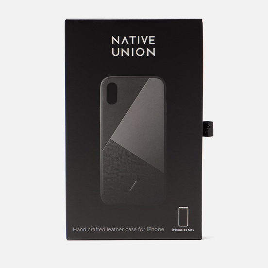 Чехол Native Union Clic Marquetry iPhone Xs Max Black