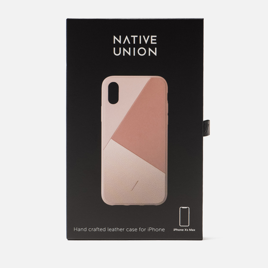 Чехол Native Union Clic Marquetry iPhone Xs Max Rose