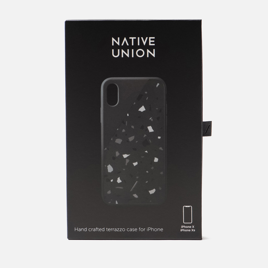 Чехол Native Union Clic Terrazzo iPhone X/Xs Black
