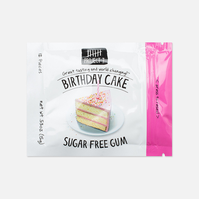 Жевательная резинка Project 7 Birthday Cake