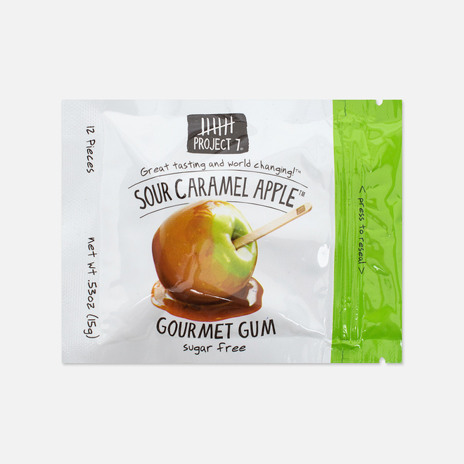 Жевательная резинка Project 7 Caramel Apple