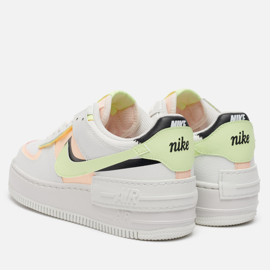 Женские кроссовки Nike Air Force 1 Shadow Summit White/Crimson Tint/Black