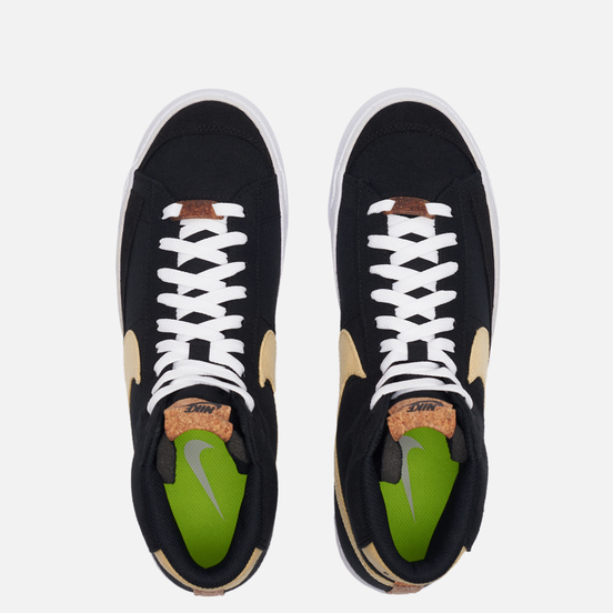 Мужские кроссовки Nike Blazer Mid 77 Pomegranate Black/Solar Flare/White/Black