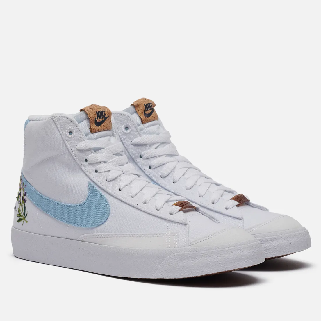Nike Мужские кроссовки Blazer Mid 77 White Indigo