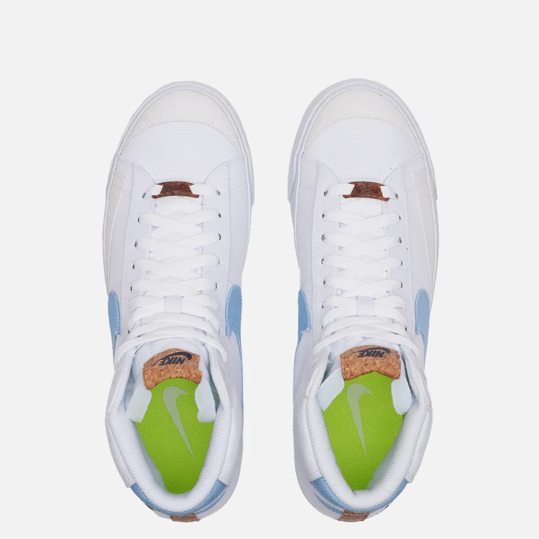 Nike Мужские кроссовки Blazer Mid 77 White Indigo