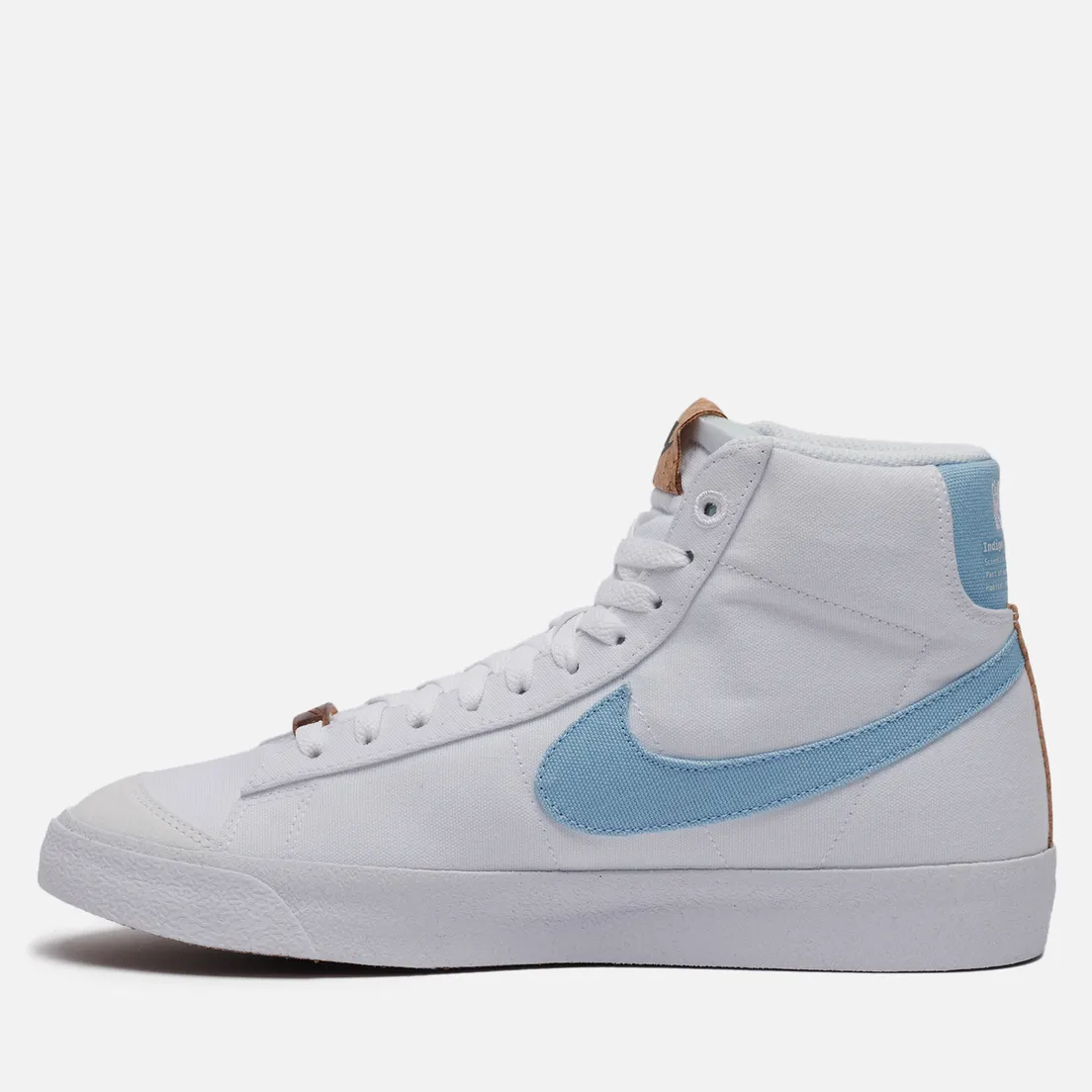 Nike Мужские кроссовки Blazer Mid 77 White Indigo