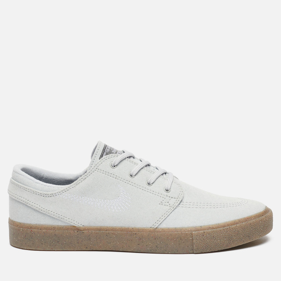 Мужские кроссовки Nike SB Zoom Stefan Janoski Flyleather Rm Pure Platinum/Pure Platinum