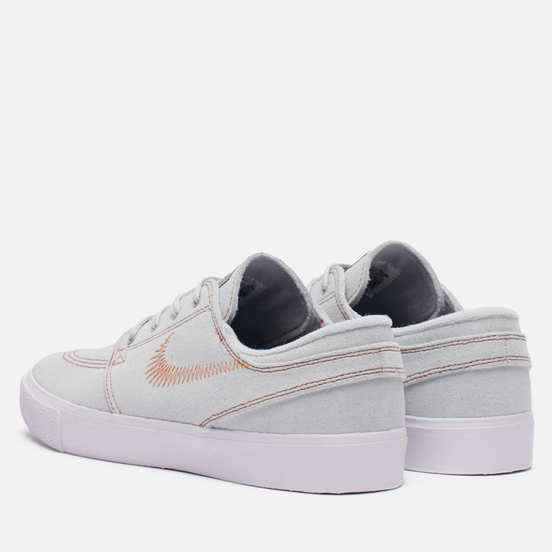 Мужские кроссовки Nike SB Zoom Stefan Janoski Flyleather Rm Pure Platinum/Monarch/Pure Platinum
