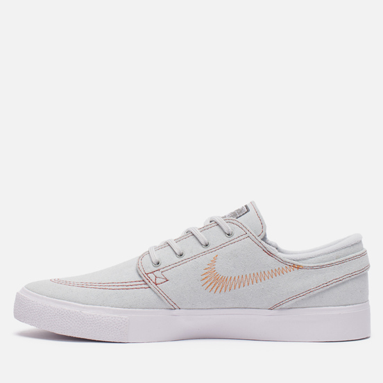 Мужские кроссовки Nike SB Zoom Stefan Janoski Flyleather Rm Pure Platinum/Monarch/Pure Platinum