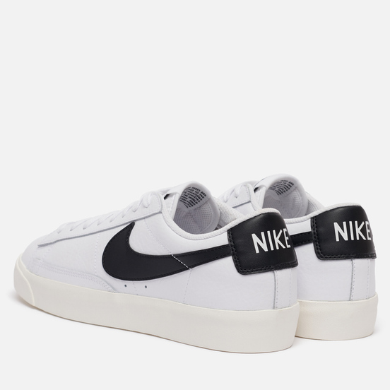 Мужские кроссовки Nike Blazer Low Leather White/Black/Sail