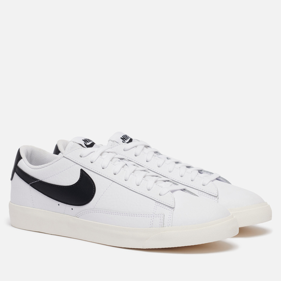 Мужские кроссовки Nike Blazer Low Leather White/Black/Sail