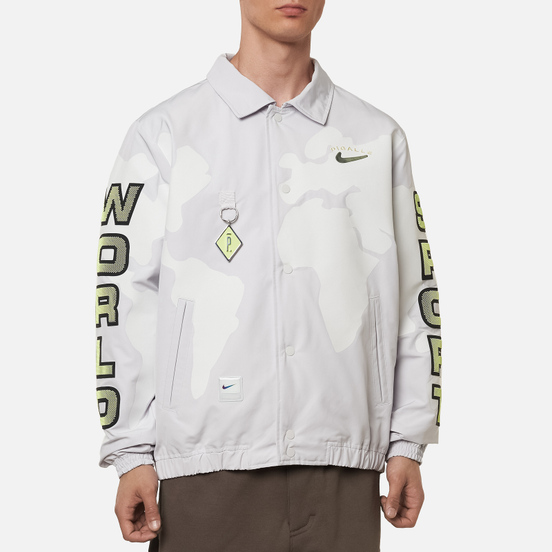 Мужская куртка ветровка Nike x Pigalle NRG Vast Grey