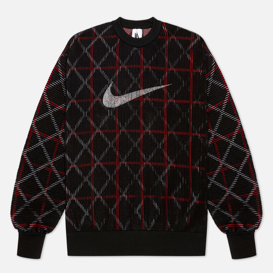 Мужская толстовка Nike NRG Classic x Sport Crew Black/White/Gym Red