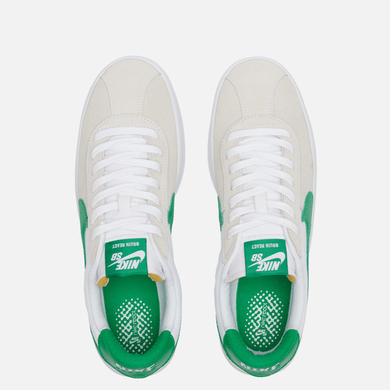 Мужские кроссовки Nike SB Bruin React White/Lucky Green/White/Lucky Green