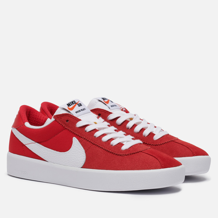 Мужские кроссовки Nike SB Bruin React, цвет красный, размер 42.5 EU