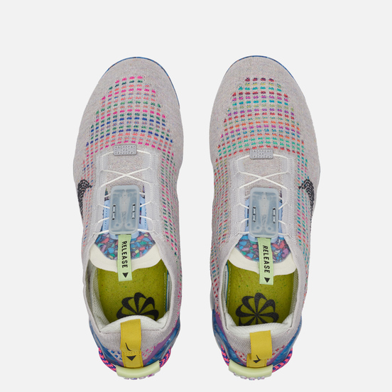 Мужские кроссовки Nike Air Vapormax 2020 Flyknit Pure Platinum/Black/Multi-Color