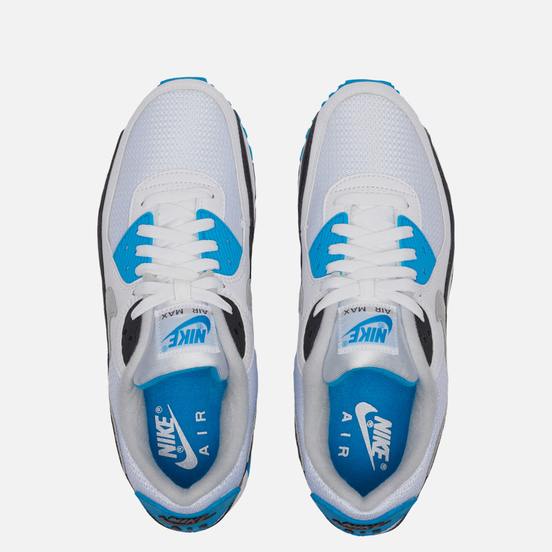 Мужские кроссовки Nike Air Max III White/Black/Grey Fog/Laser Blue