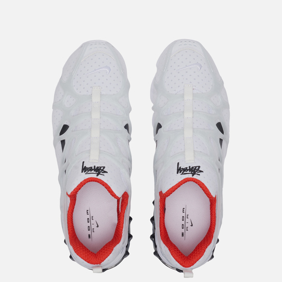 Мужские кроссовки Nike x Stussy Air Zoom Spiridon Cage 2 Kukini White/Black/Habanero Red