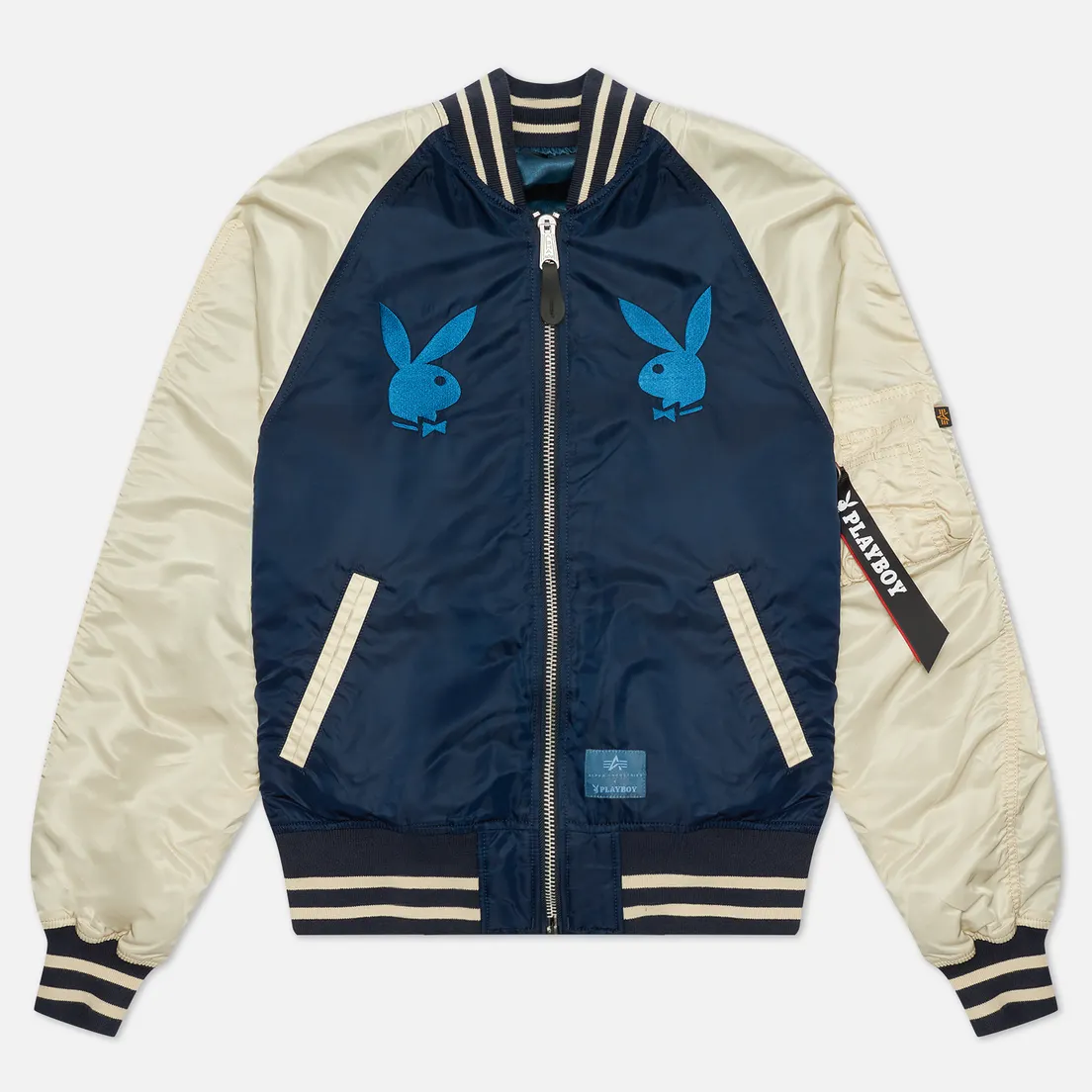 Alpha Industries Мужская куртка бомбер x Playboy Multi Stack