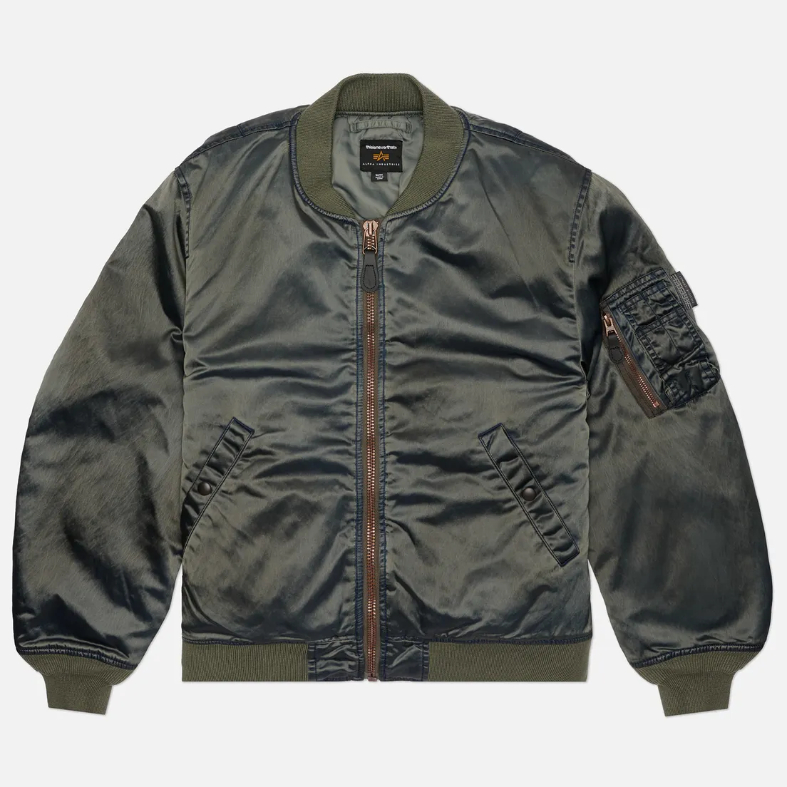 Alpha Industries Мужская куртка бомбер x TNT MA-1 Flight